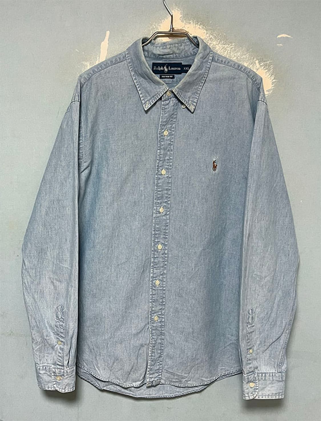 POLO 폴로 남자 샴브레이셔츠 데님 춘추 XL 105-110 상품이미지1