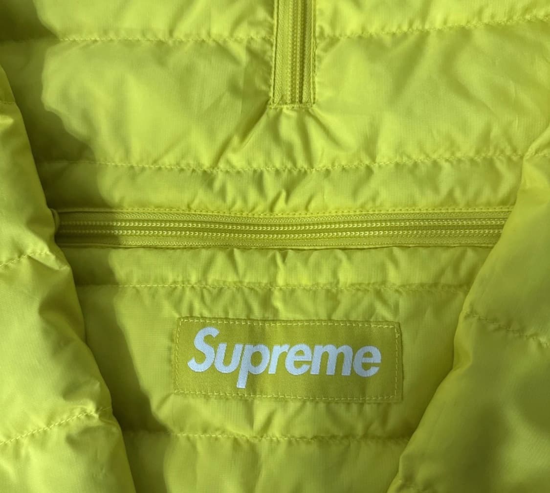 슈프림 마이크로 다운 하프 집 후드 풀오버 에시드 - 20FW 상품이미지3
