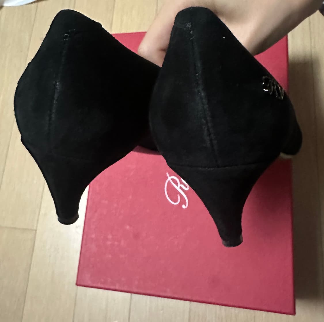 로저비비에 레더 스웨이드 키튼힐 상품이미지4