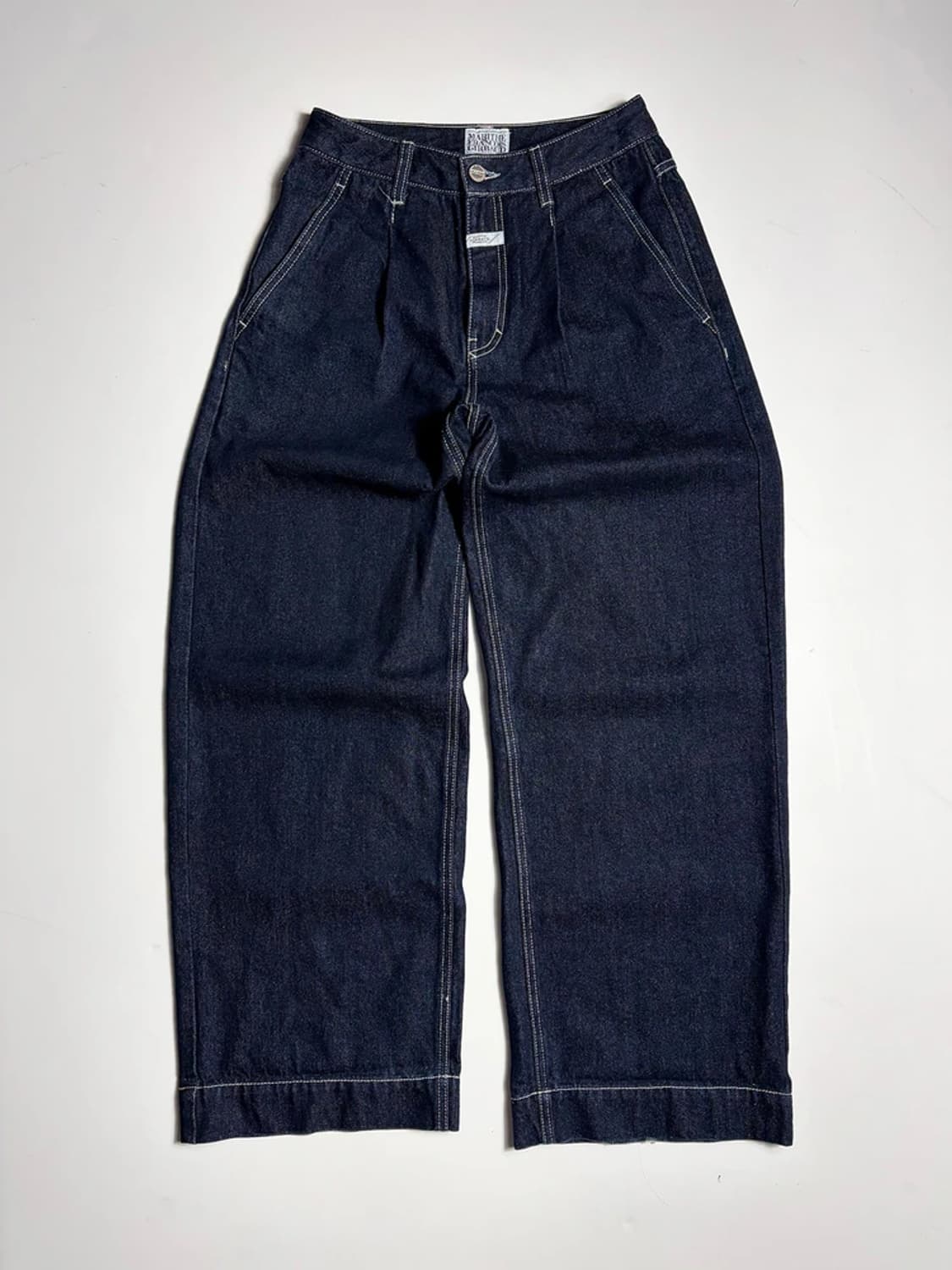마리떼프랑소와저버 23FW 원턱 와이드 데님 팬츠 R1625 상품이미지1
