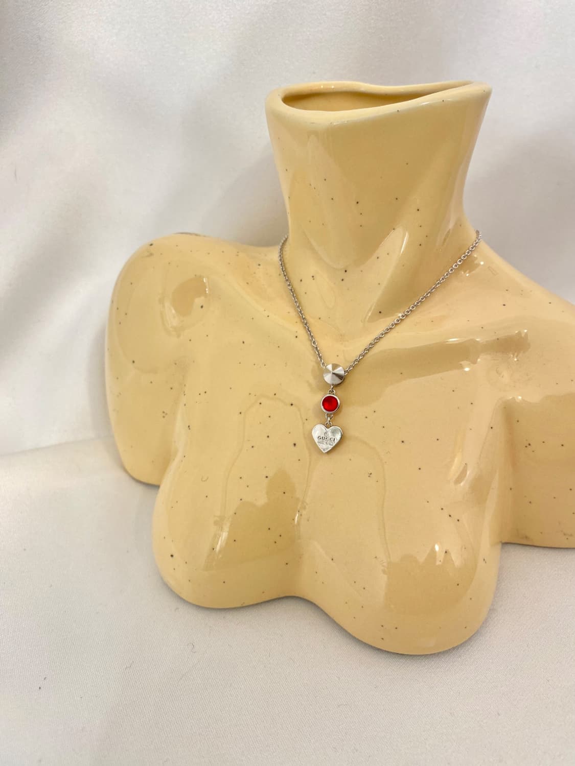Gucci red heart 925silver necklace 상품이미지6