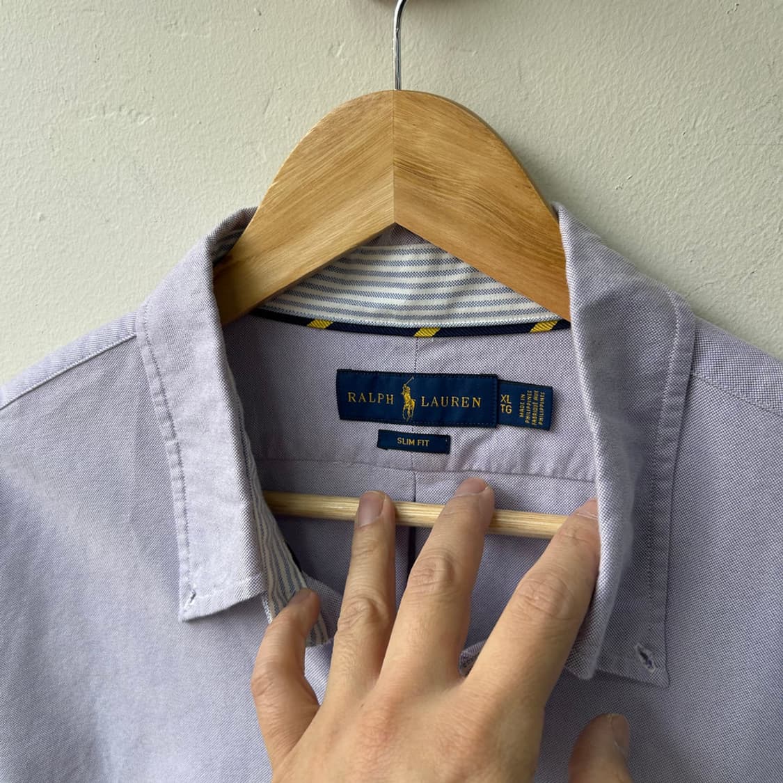 16414 - 폴로 랄프로렌 퍼플 셔츠 상품이미지3