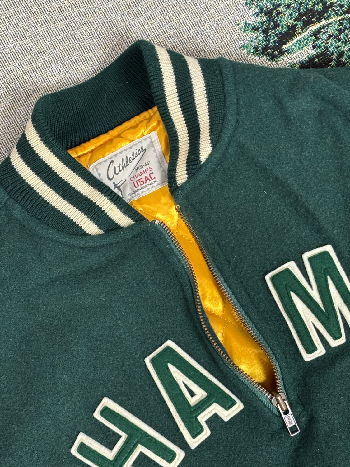 아메리칸 빈티지 athletics 하프집업 상품이미지3