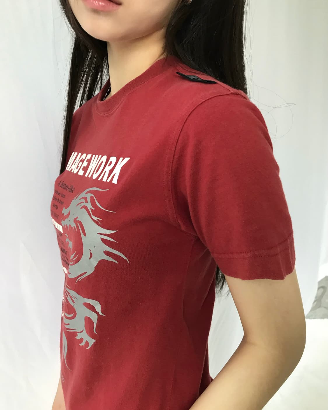Image work 빈티지 드래곤 티셔츠 상품이미지2