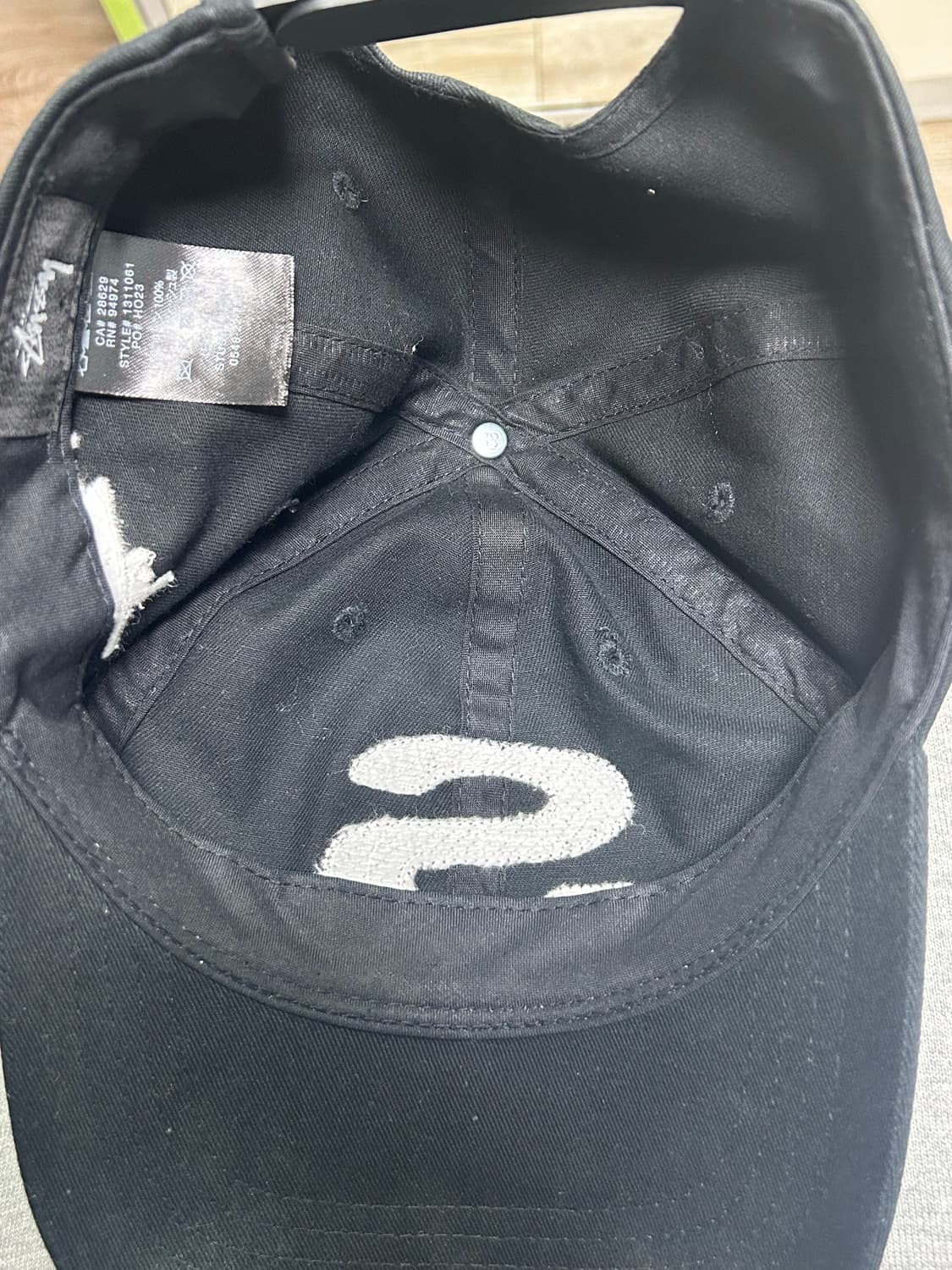 스투시 셔닐 s프로 로우 캡 상품이미지2