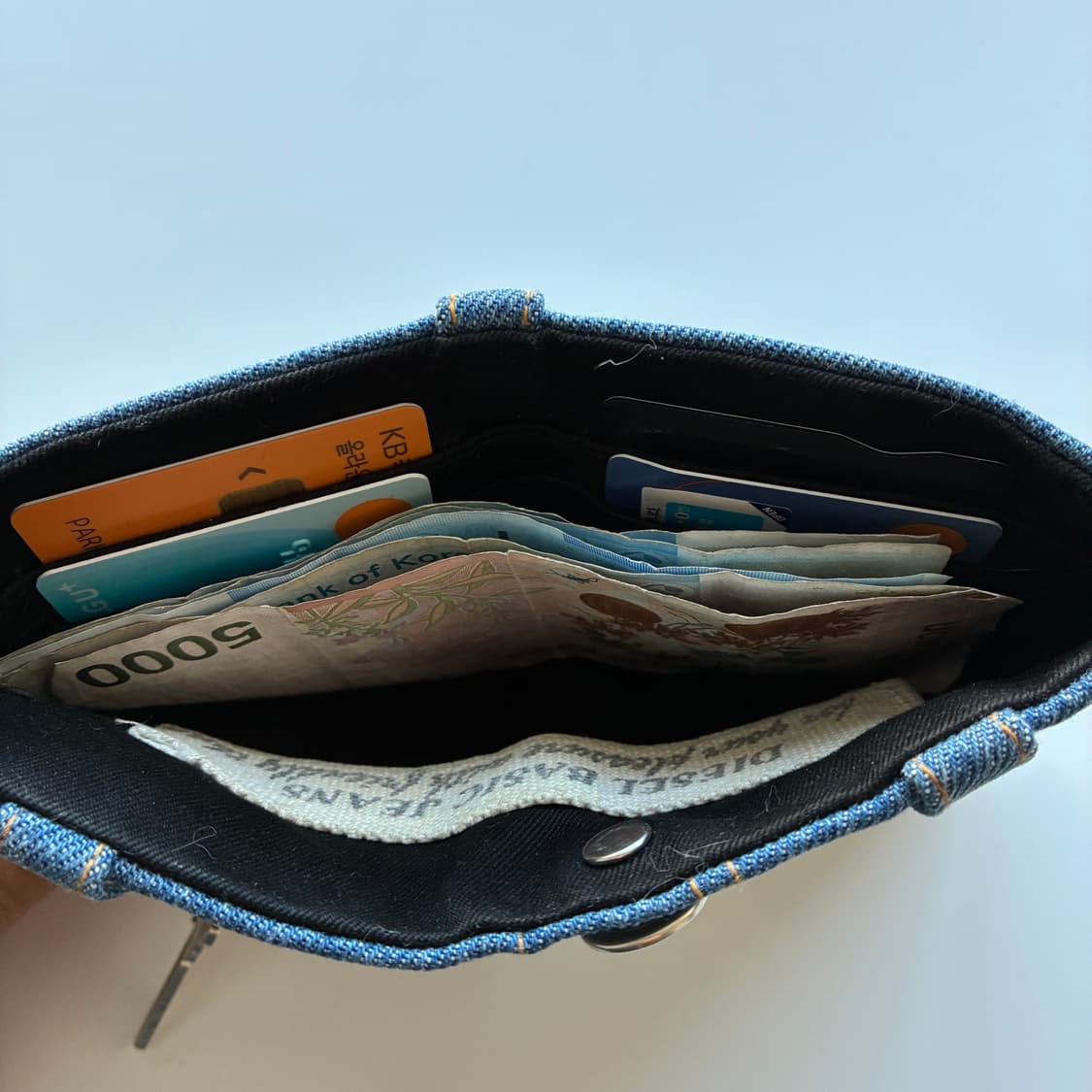 Diesel demin wallet (handmade) 상품이미지6