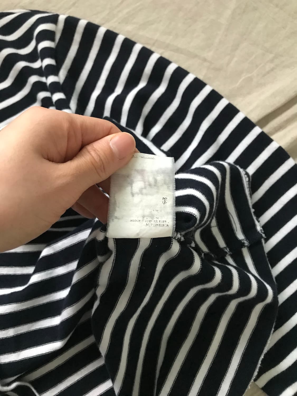 렉토 보트넥 스트라이프 롱슬리브티 상품이미지9