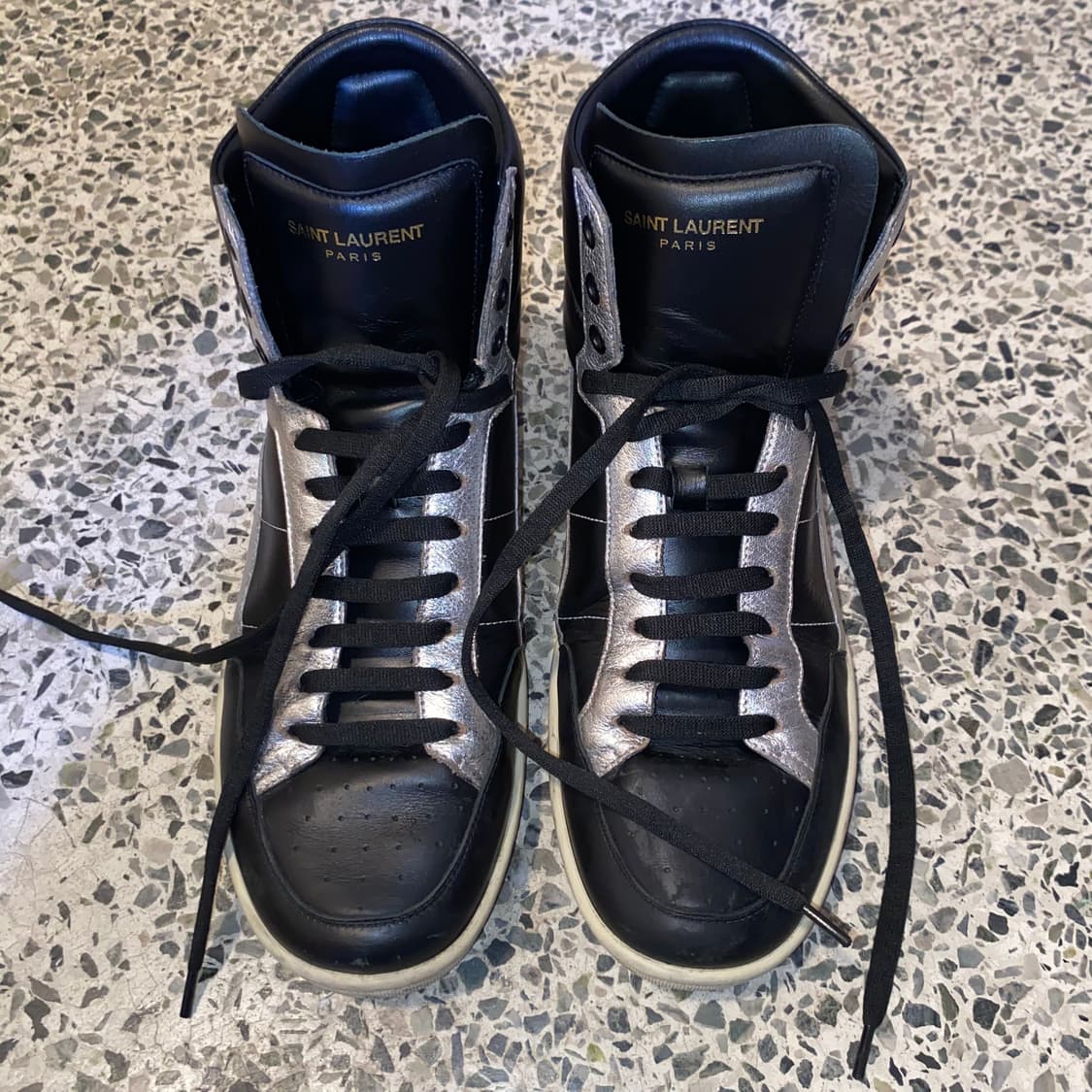 생로랑 스타 하이탑 스니커즈 상품이미지5