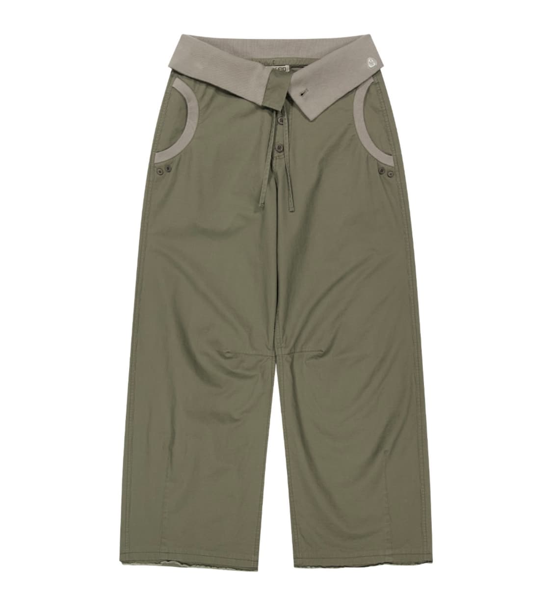 코이세이오 폴드 팬츠 카키[2] 상품이미지1