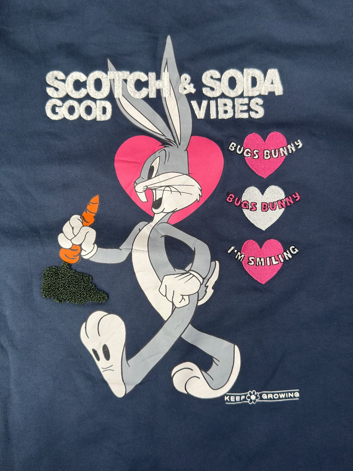 스카치앤소다 x 루니툰즈 벅스바니 콜라보 맨투맨 스웻 상품이미지1