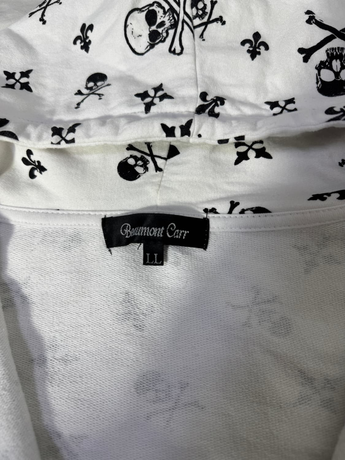 Beaumont carr 스컬 크로스본 후드집업 상품이미지6