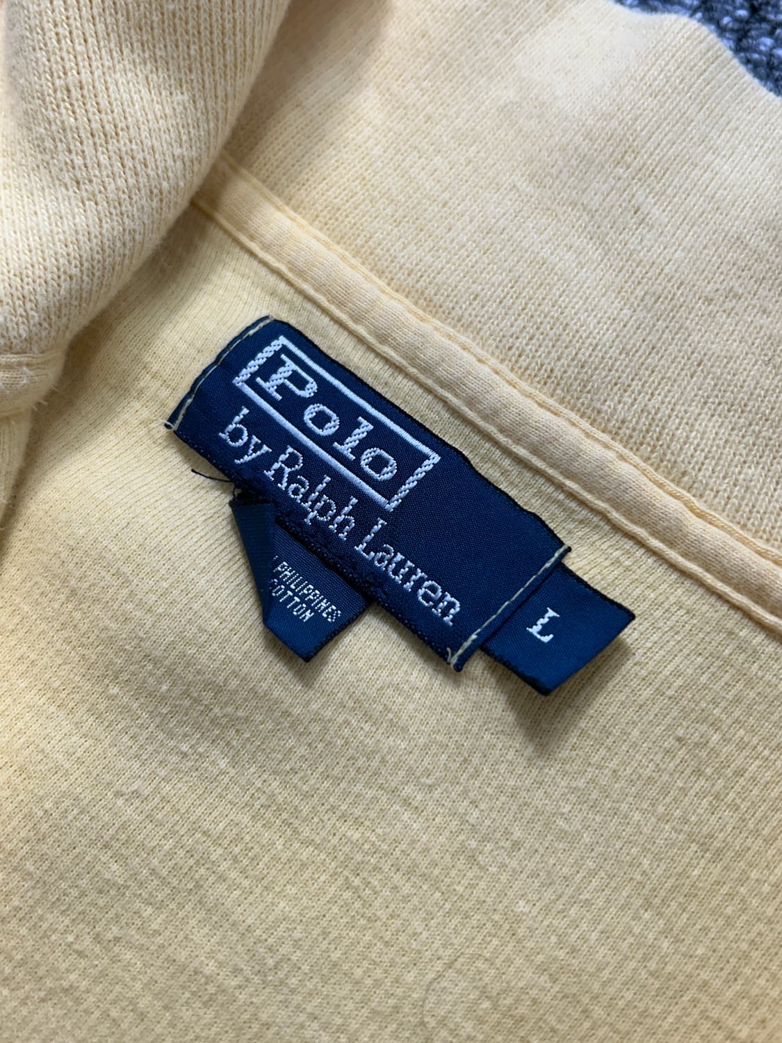 폴로 랄프로렌 옐로우 하프집업 니트  상품이미지7