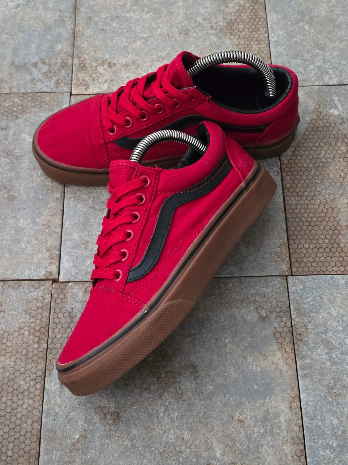 (225)반스 올드스쿨 레이싱 레드 상품이미지3