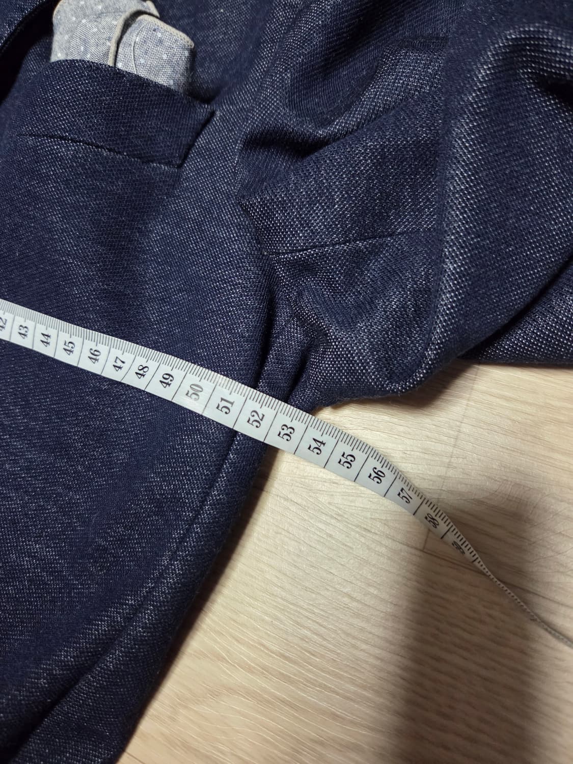 (3회 착용)(ITALY)ELEVENTY 데님 블레이저 인디고 패치 자켓 상품이미지8