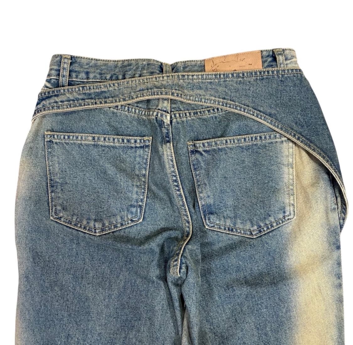 604service Double Layered 데님 팬츠 상품이미지4