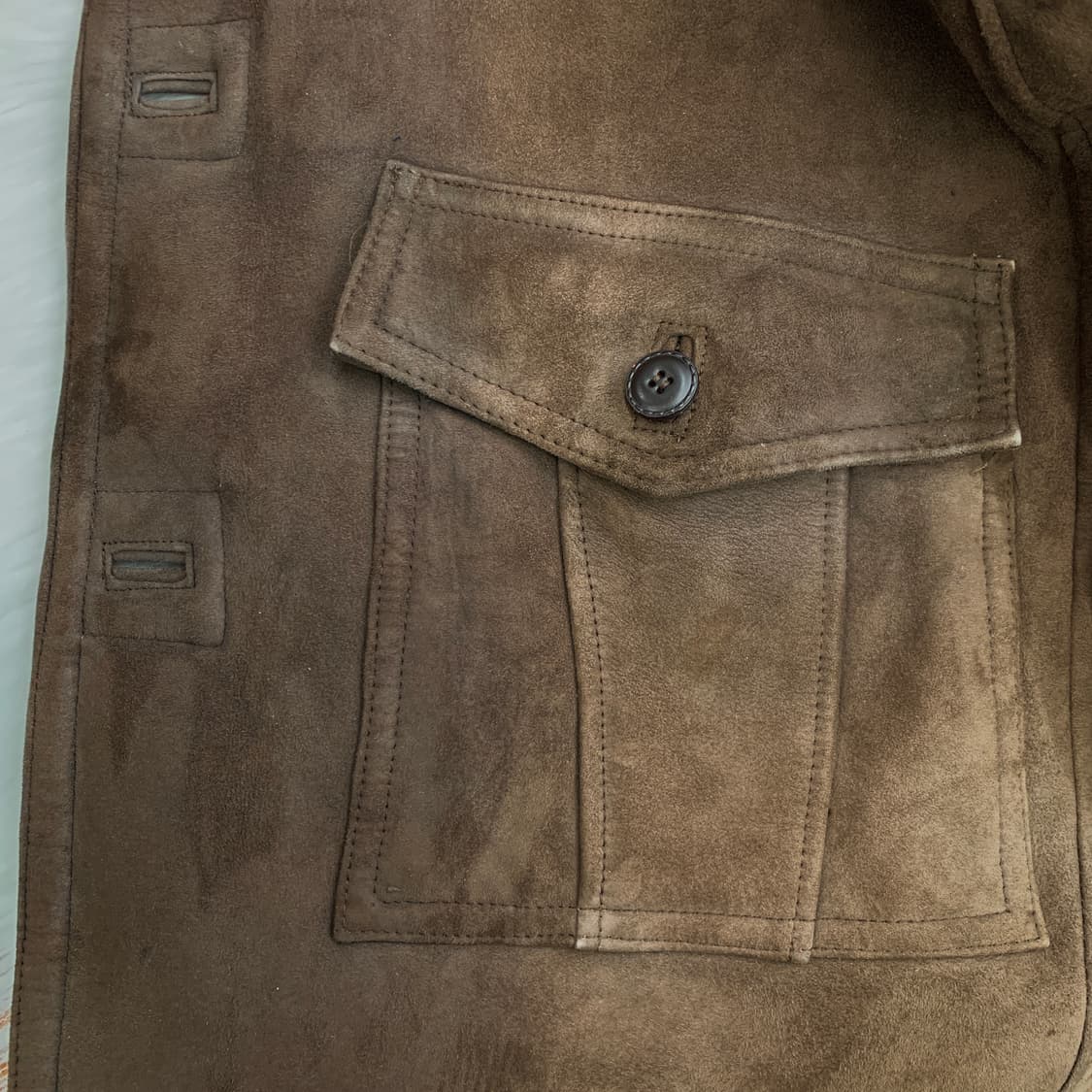 일본 빈티지 BERGE 양가죽 무스탕 코트 1711 상품이미지6