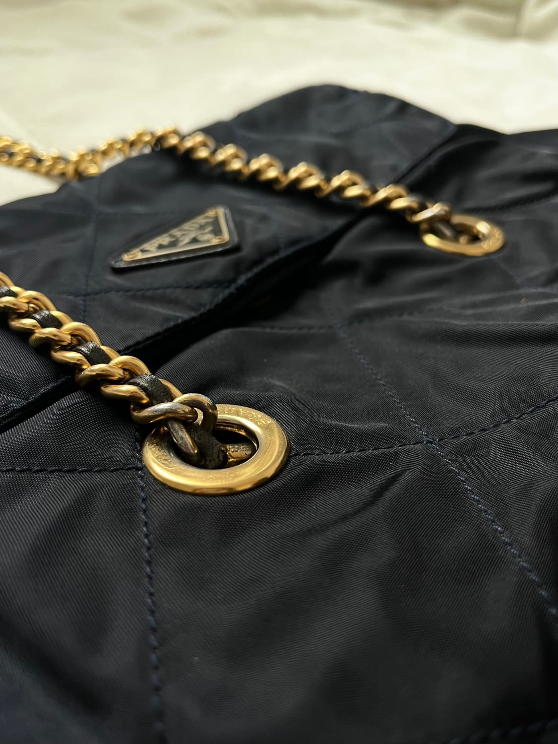 프라다 포코노 금장 체인 숄더백 가방 (정품) 상품이미지8