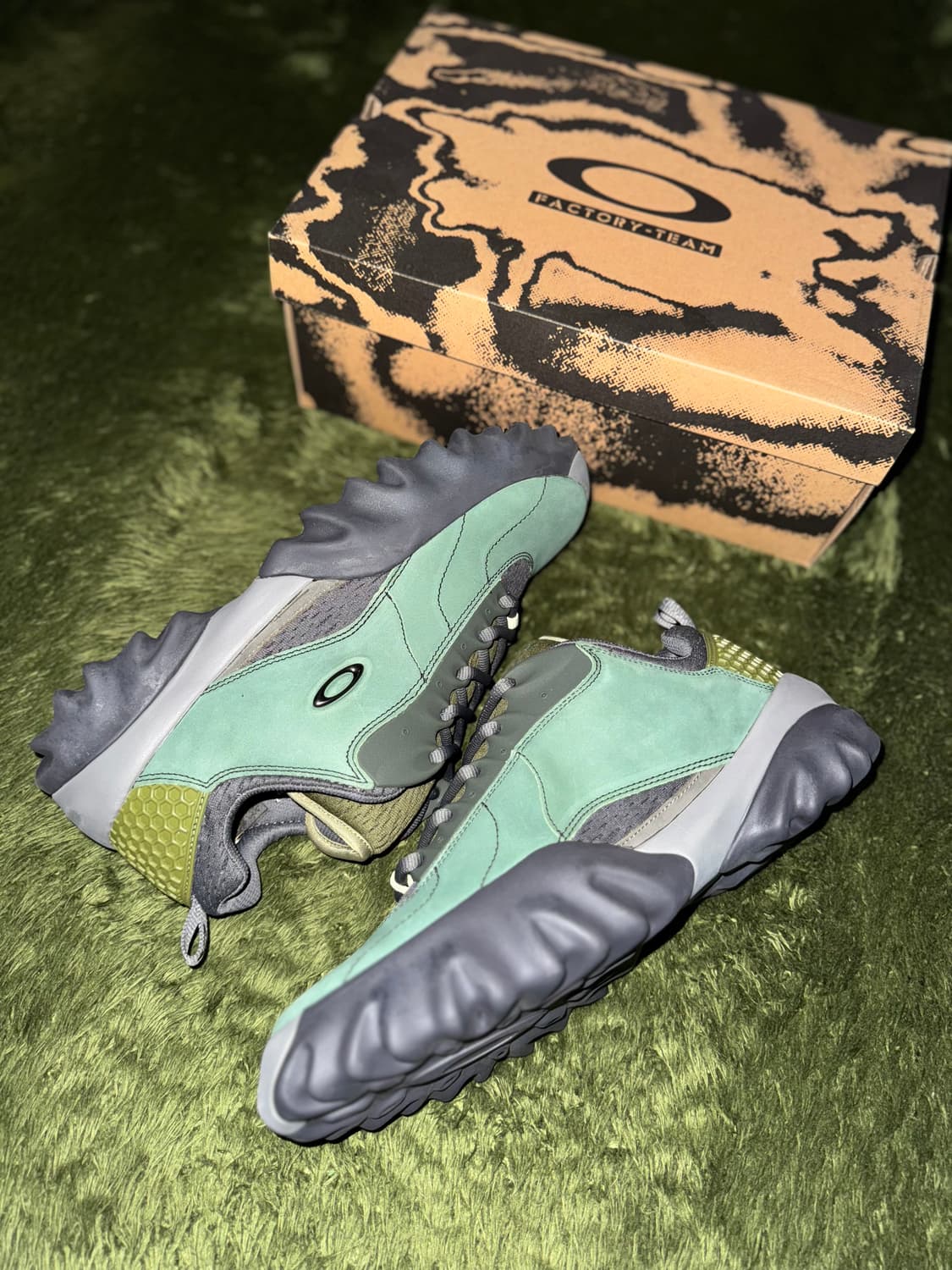 [295] 오클리 팩토리 팀 X 브레인데드 찹 쏘우 덕 그린 썬더스톰 상품이미지4