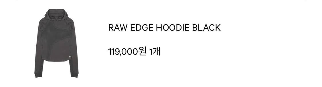 smarturbanuseful raw edge hoodie black 상품이미지4