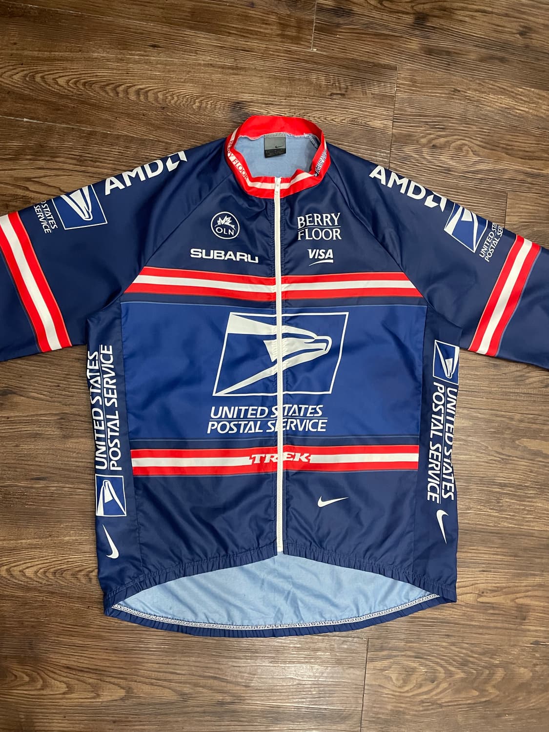 나이키 USPS 스바루 사이클 져지 바람막이 자켓 상품이미지1