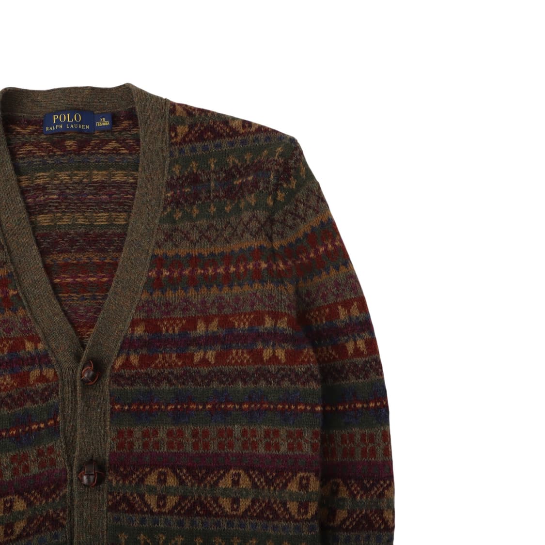 폴로 랄프로렌 카키 페어아일 울 가디건 상품이미지3