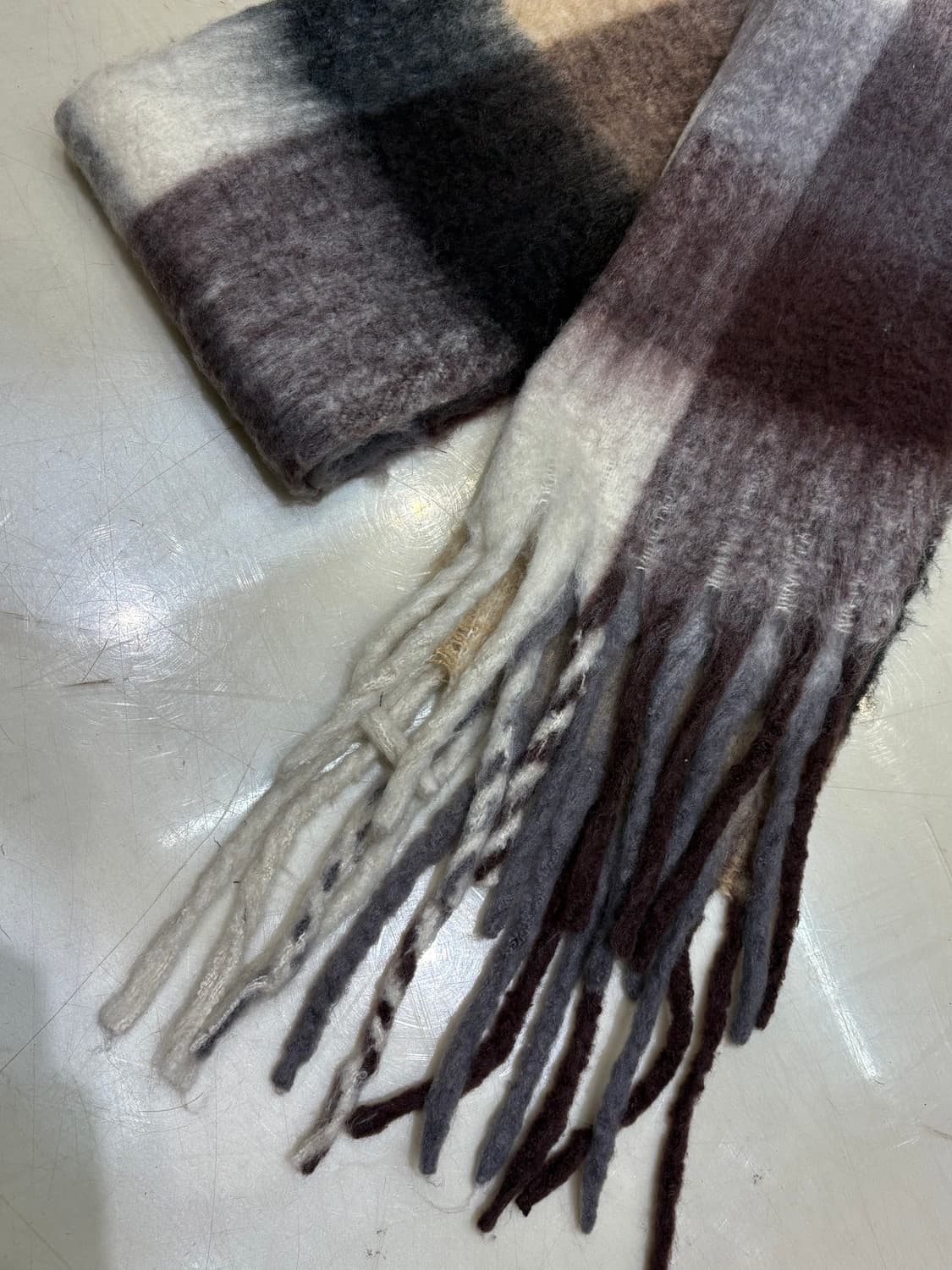 프릭스스토어 체크 머플러 상품이미지2