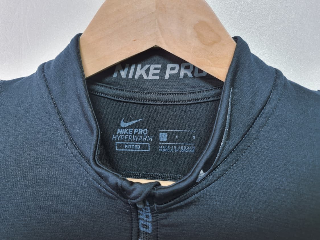 남성 구형 나이키 프로 PRO 하이퍼웜 반집업 기능성 긴팔 티 트레이닝복 상품이미지4