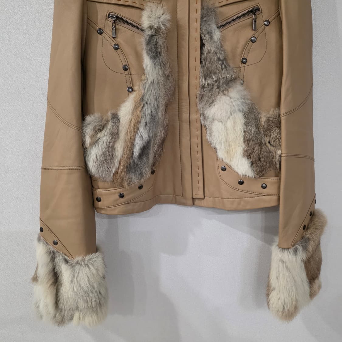 Ezili 에질리 폭스털 양가죽 자켓 44~55사이즈 상품이미지2