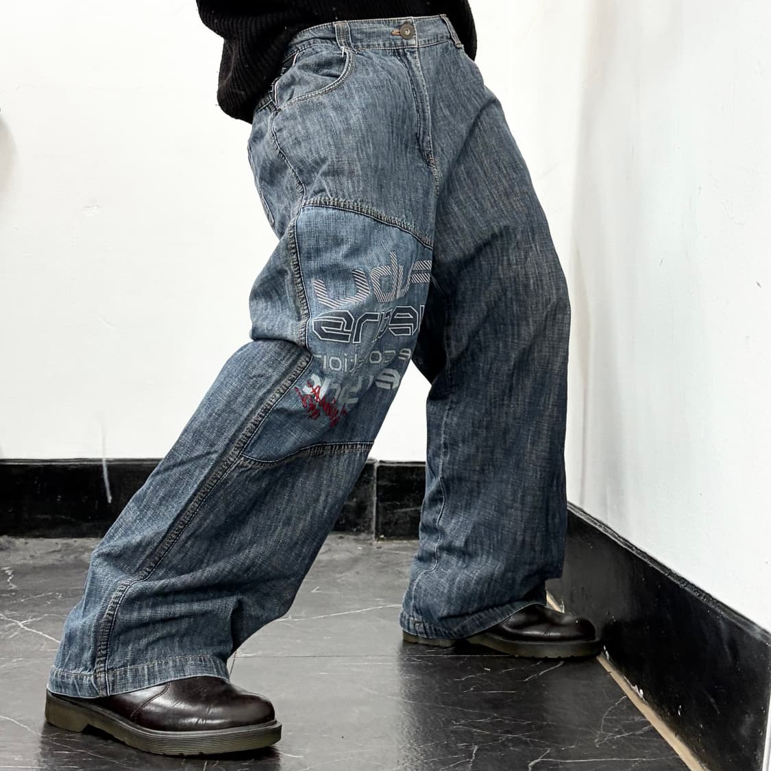 후부 올드스쿨 데님 팬츠 상품이미지2