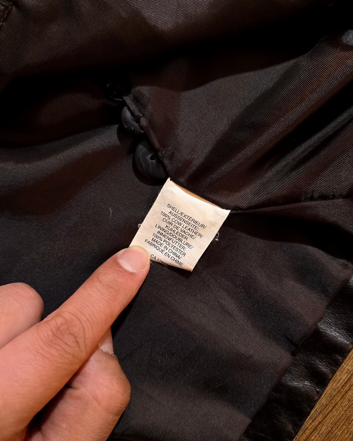 올드 갭 스티치 레더 카코트 (Old Gap Car Coat) 상품이미지4