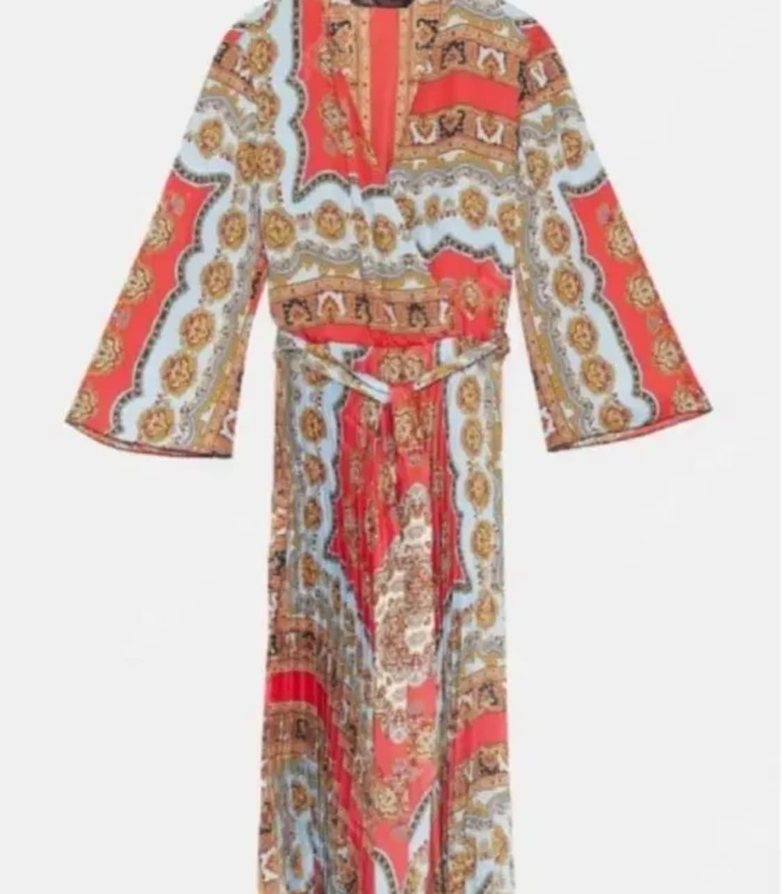 ZARA 패턴 롱 원피스 S 상품이미지3