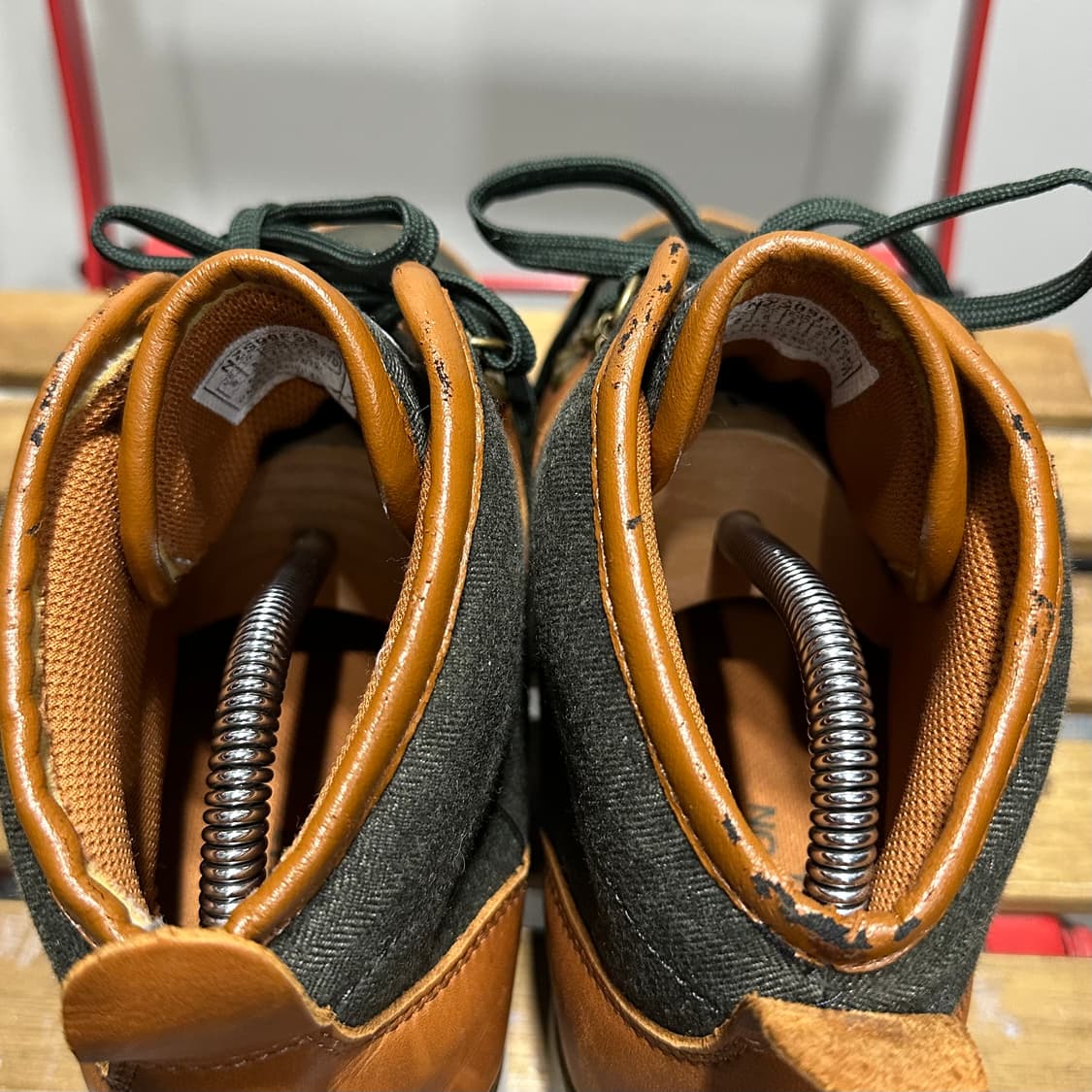 270! 노스페이스 트레킹화 남성 남자 등산화 브라운/그린 상품이미지5