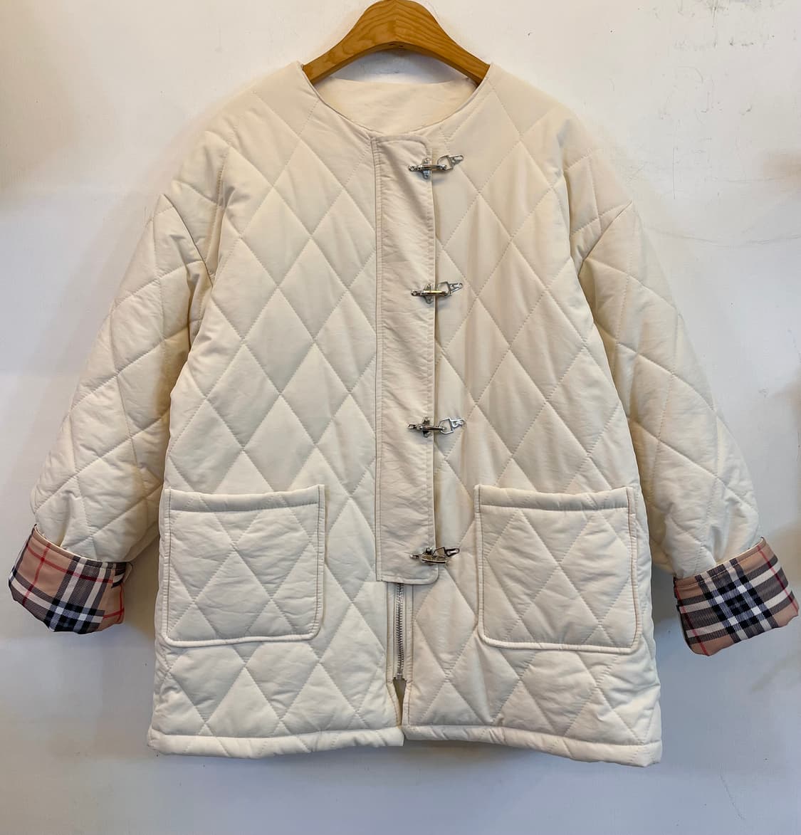 수입 퀼팅자켓 퀼팅패딩 누빔자켓 누빔패딩:) 상품이미지5