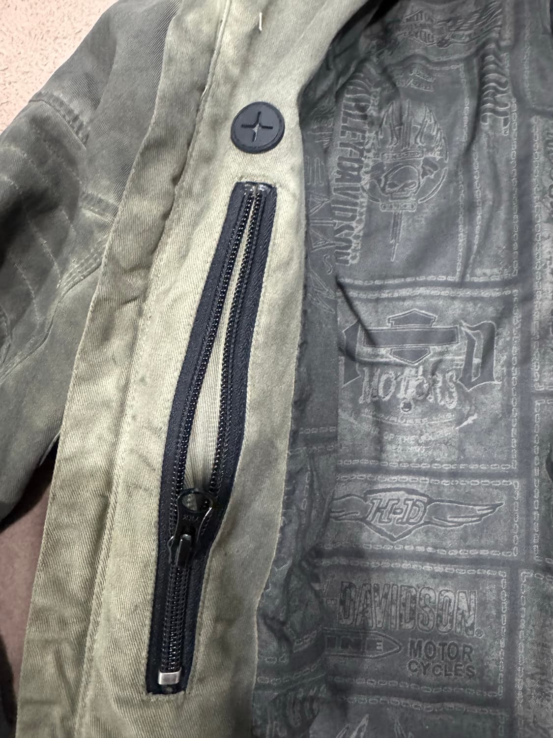 할리데이비슨 카키 자켓 상품이미지8