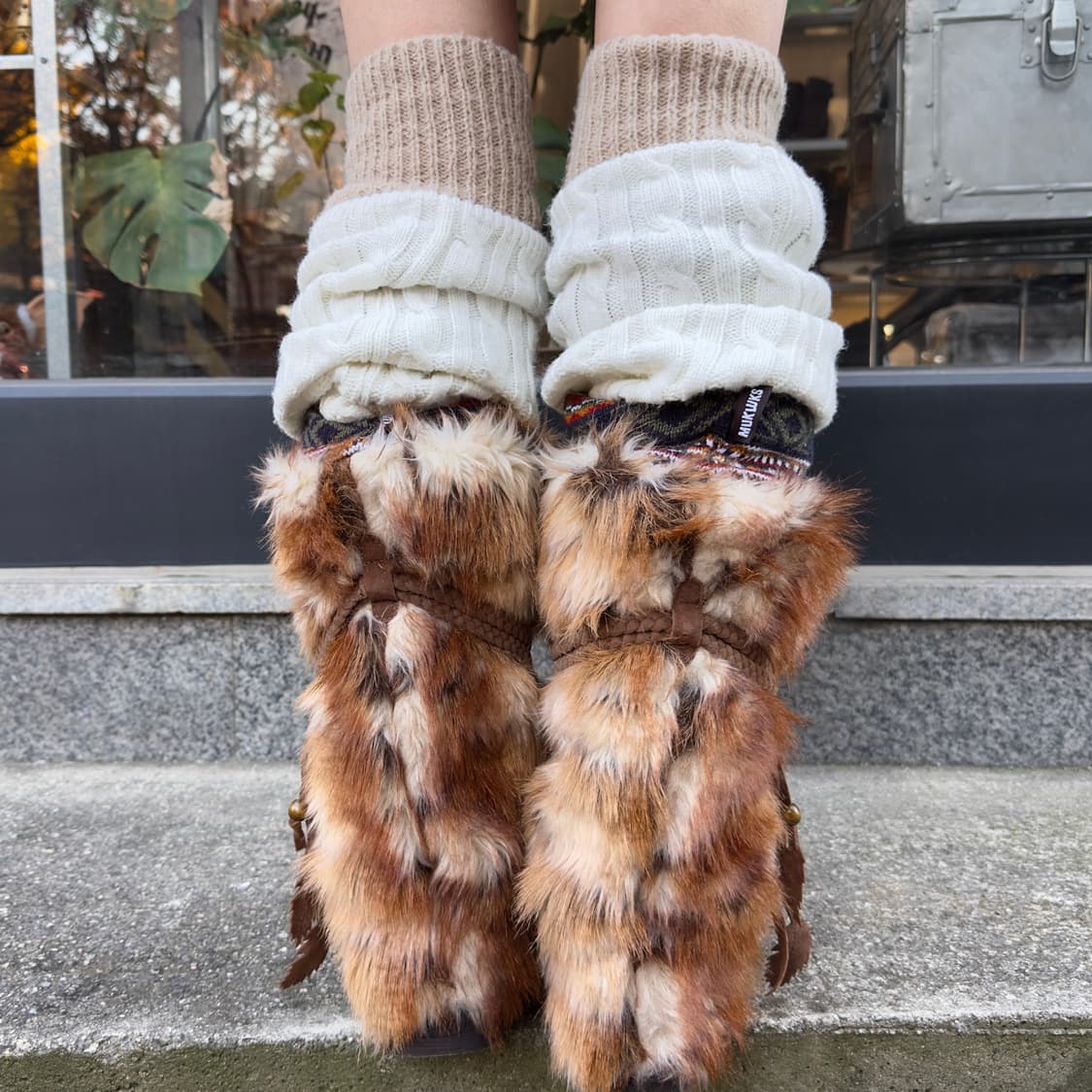 MUK LUKS 롱 퍼 랩 부츠 상품이미지7