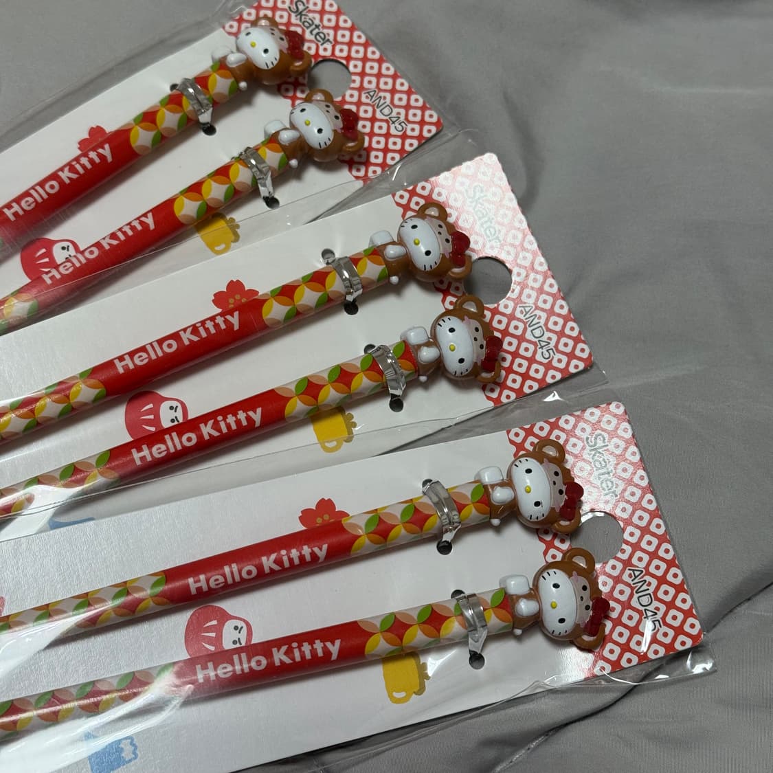 산리오 헬로키티 십이지(원숭이) 마스코트 젓가락 상품이미지2