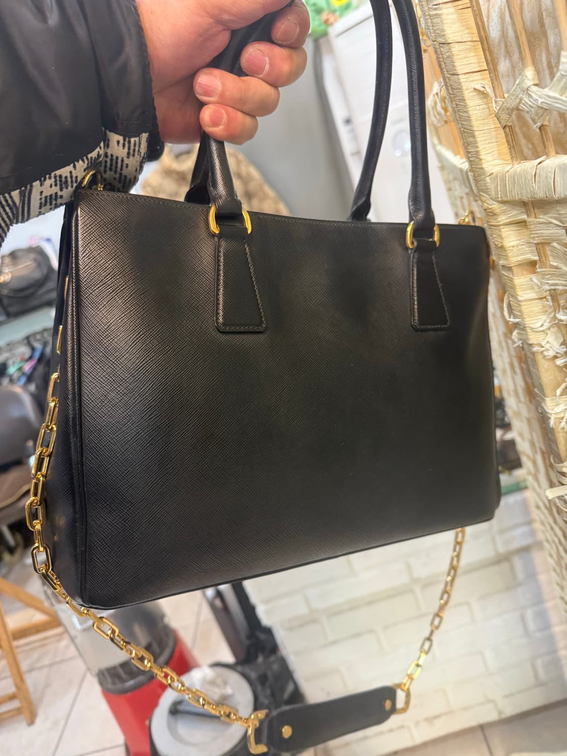 정품 프라다 사피아노 럭스 2way백 팝니다 상품이미지4