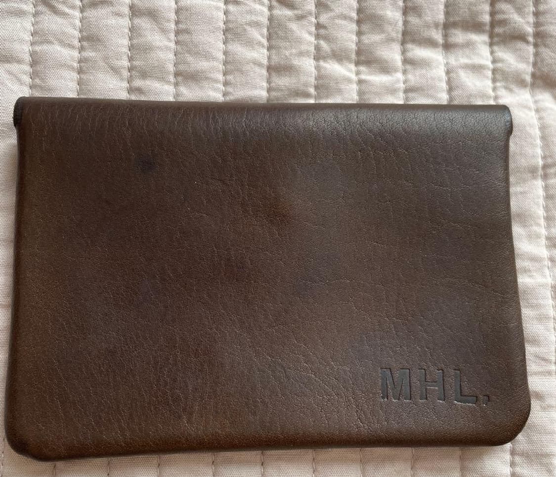Margaret Howell brown leather wallet  상품이미지3