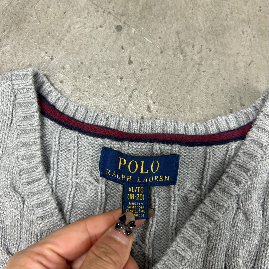 폴로 니트조끼[1354] 상품이미지5