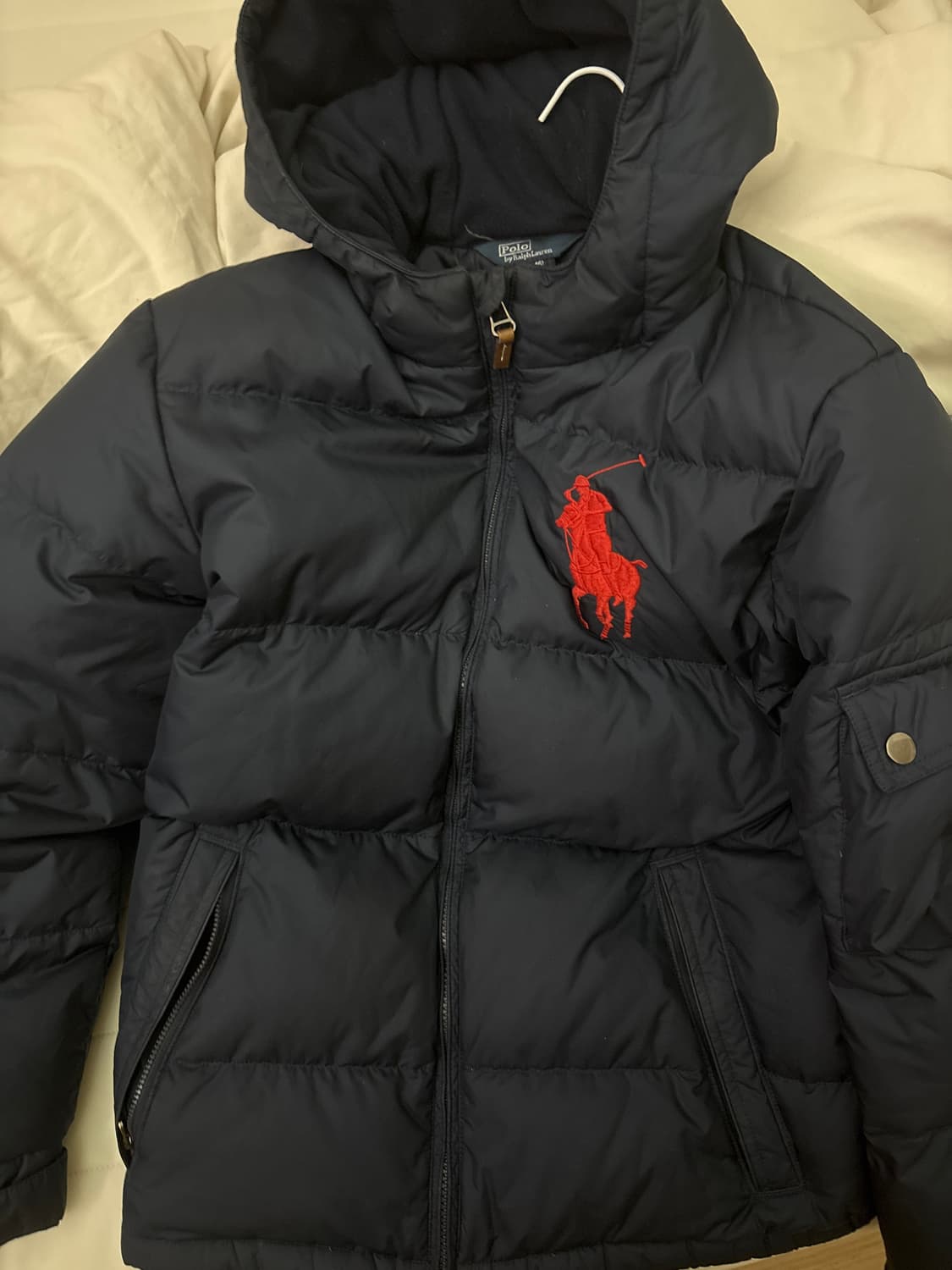 폴로 빅포니 패딩 네이비 상품이미지1