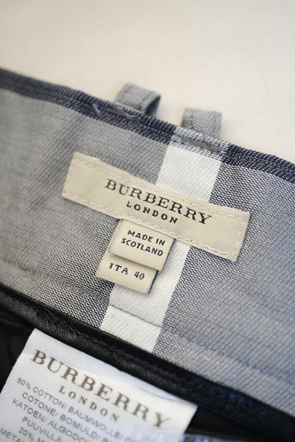 BURBERRY double button pleats wrap skirt 상품이미지8