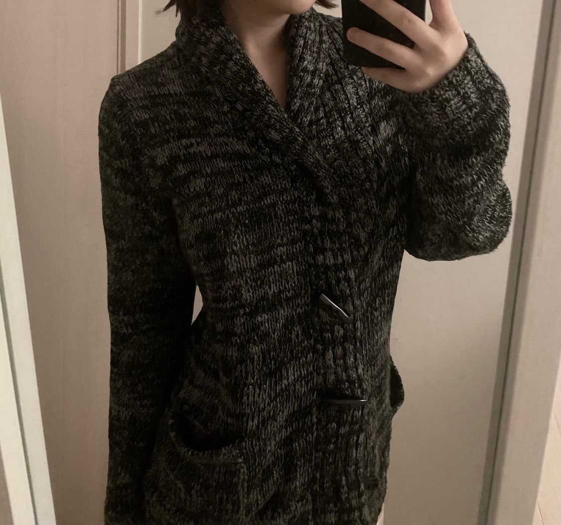 빈티지 펑크 니트 가디건 상품이미지2