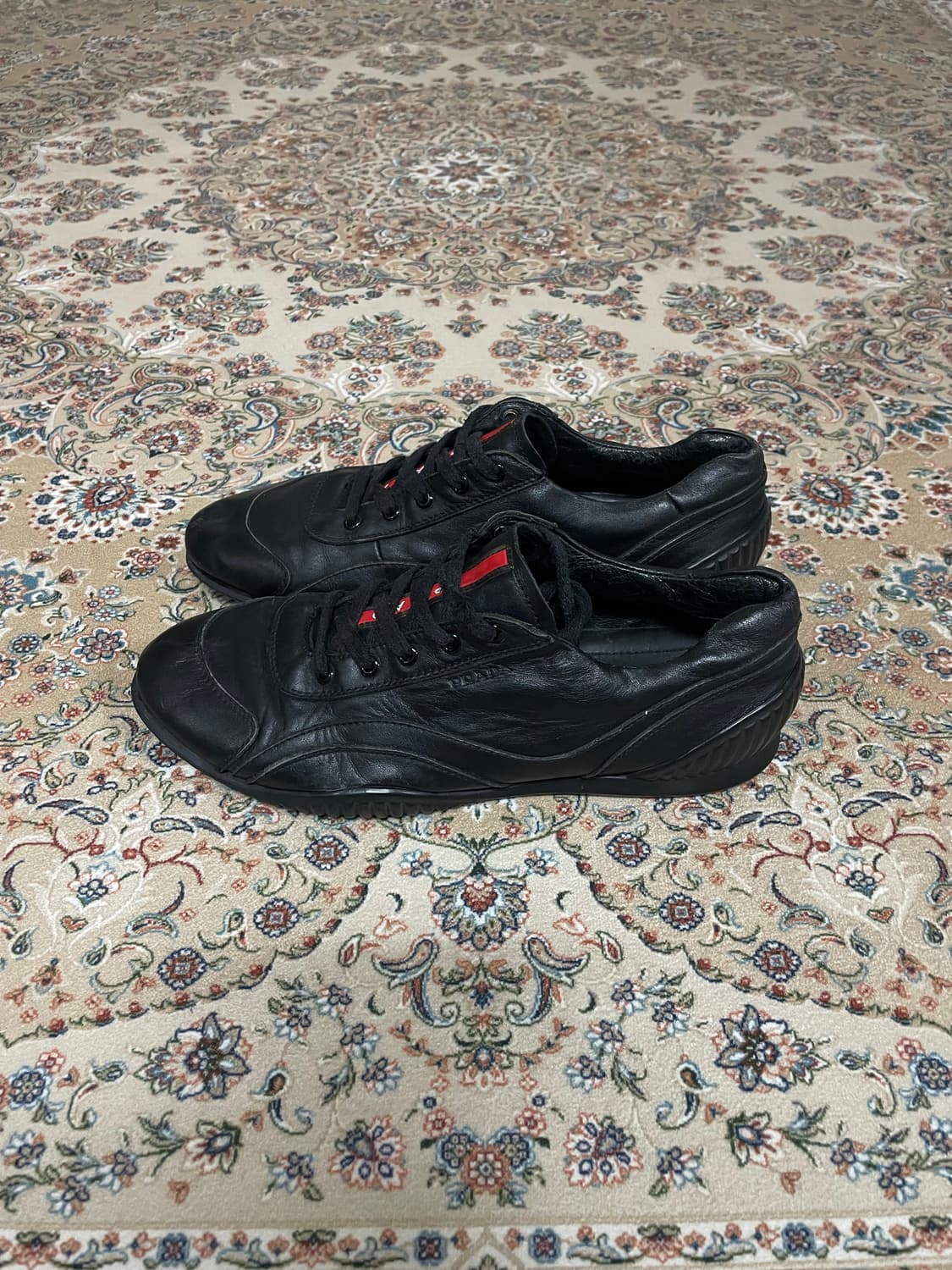 00s 프라다스포츠 아카이브 레더 스니커즈 270mm 상품이미지4