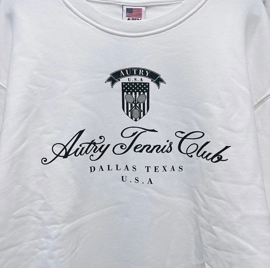 (정품/새상품) 오트리 화이트 테니스 클럽 맨투맨 상품이미지2