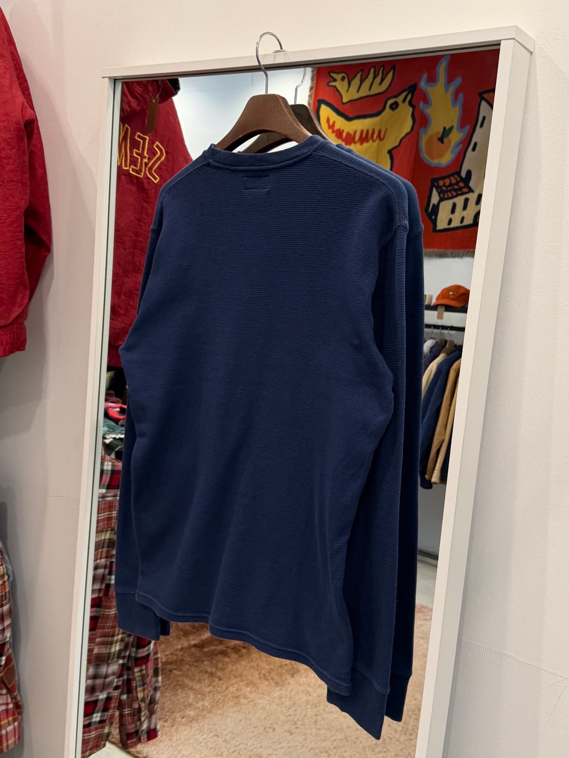 Polo ralph lauren 폴로 랄프로렌 와플 니트 스웻 (navy 상품이미지5