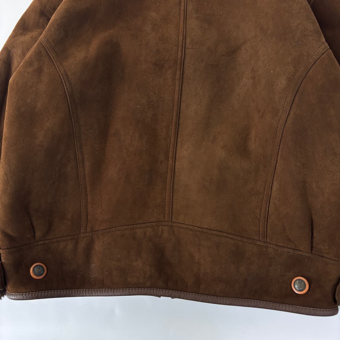 입생로랑 양피양모 스웨이드 무스탕 상품이미지7