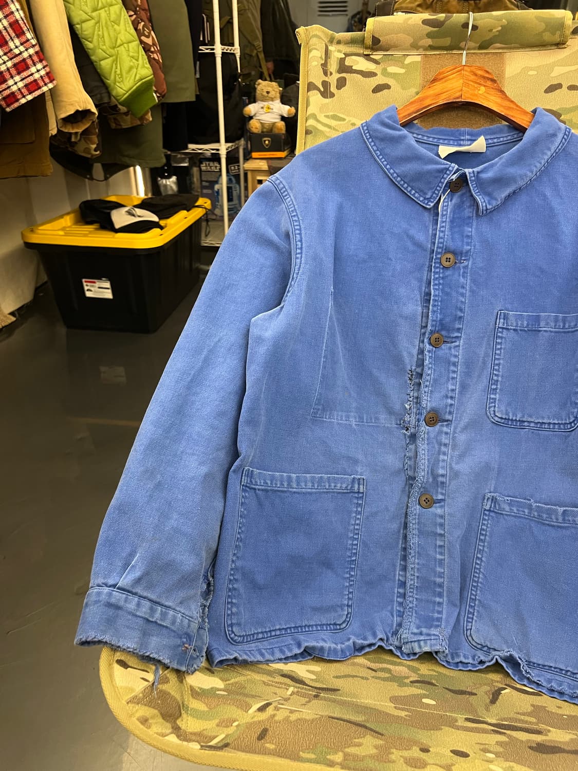 1950/60s OLD MODEL HARD FADED 빈티지프렌치워크자켓 상품이미지6