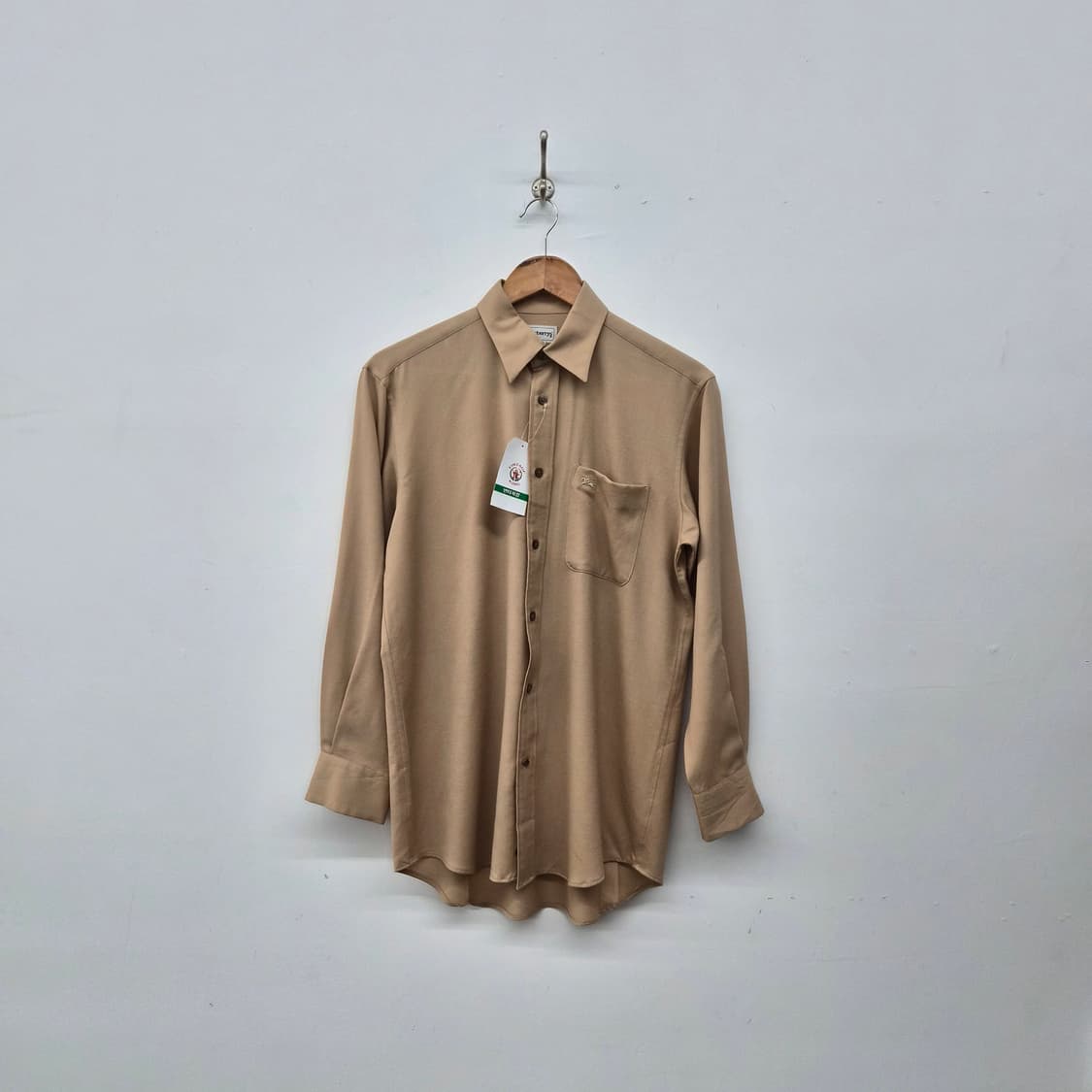 버버리 베이지색 긴팔 셔츠 여성 S 상품이미지1