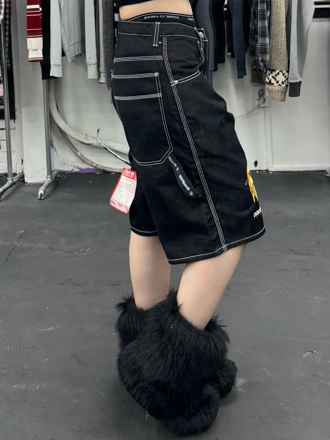 스눕독 올드스쿨 스티치 데님 카펜터팬츠 상품이미지2