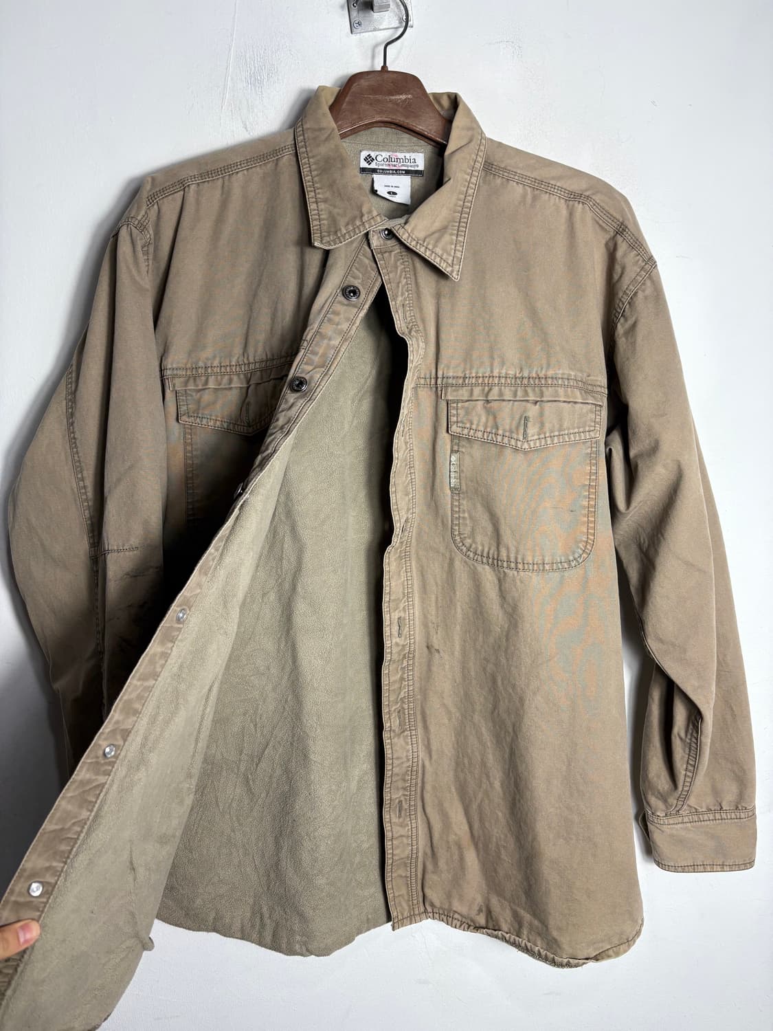 Columbia 컬럼비아 후리스 안감 셔츠 자켓 상품이미지3